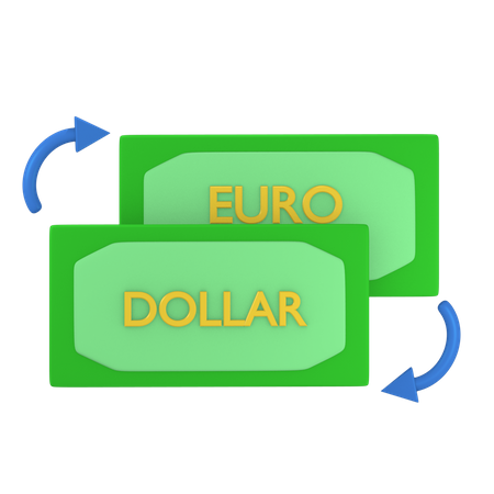 Currency exchange  3D Icon