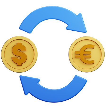Currency Exchange  3D Icon