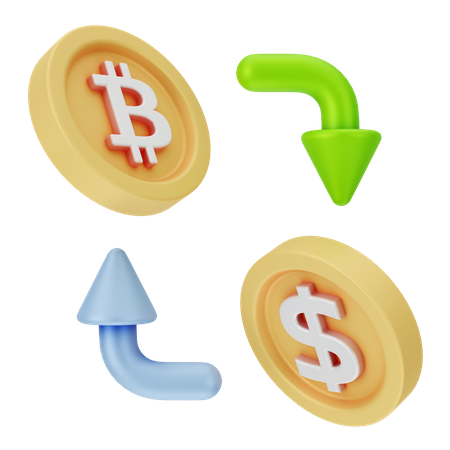 Currency Exchange  3D Icon