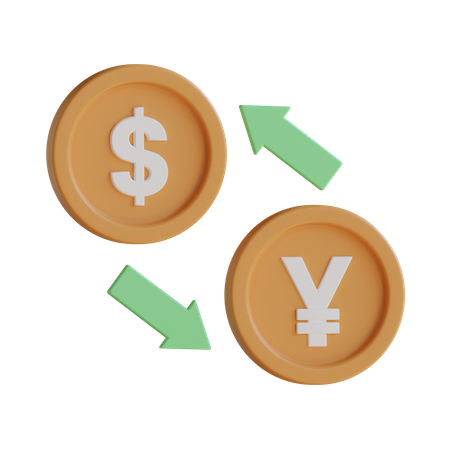 Currency Exchange  3D Icon