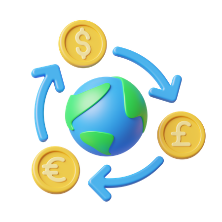 Currency Exchange  3D Icon