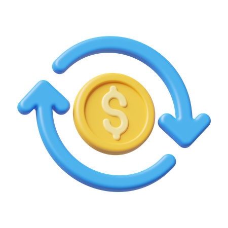Currency Exchange  3D Icon
