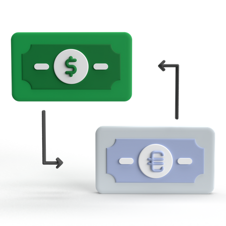 Currency Exchange  3D Icon