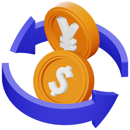 Currency Exchange  3D Icon