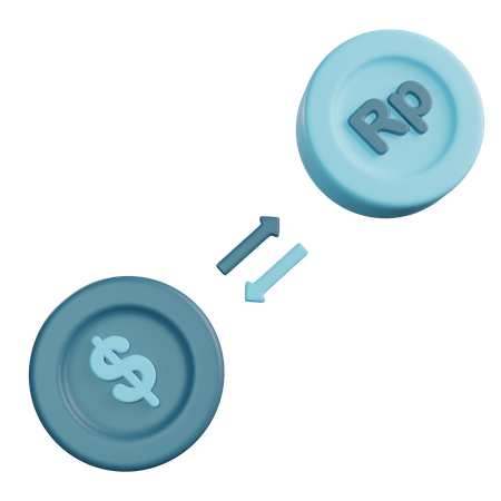 Currency Exchange  3D Icon