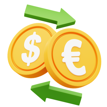 Currency Exchange  3D Icon