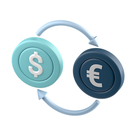 Currency exchange  3D Icon