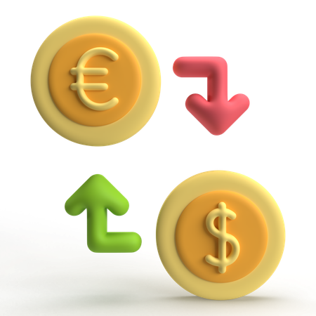 Currency Exchange  3D Icon
