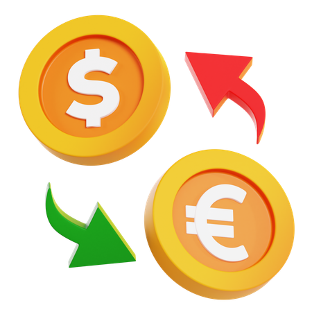 Currency Exchange  3D Icon