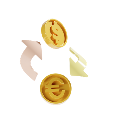 Currency Exchange  3D Icon