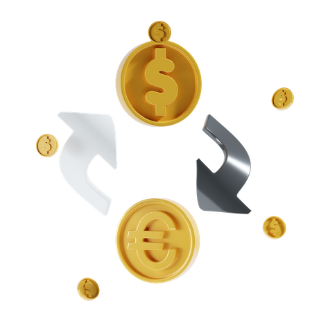 Currency Exchange  3D Icon