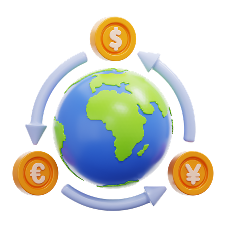 Currency Exchange  3D Icon