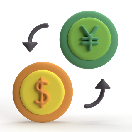 Currency Exchange  3D Icon