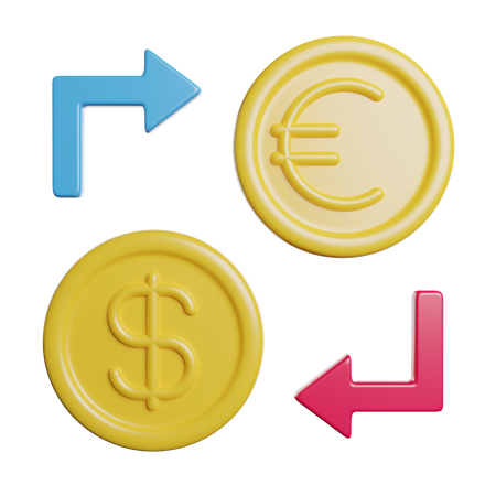Currency Exchange  3D Icon