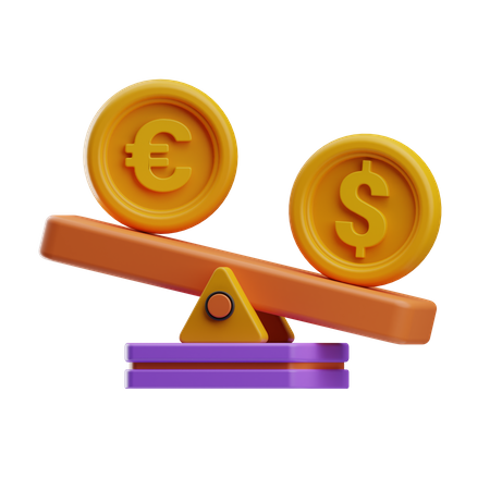 Currency exchange 3D Icon