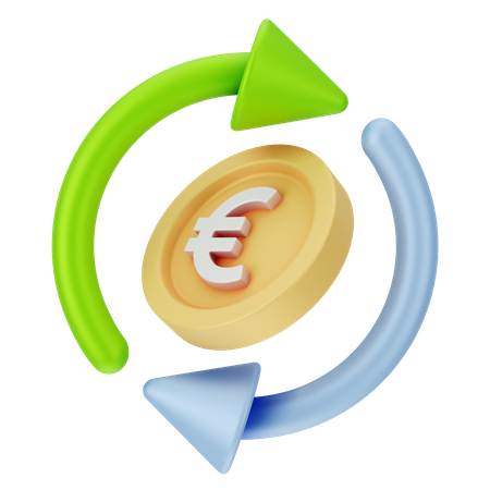 Currency Exchange 3D Icon