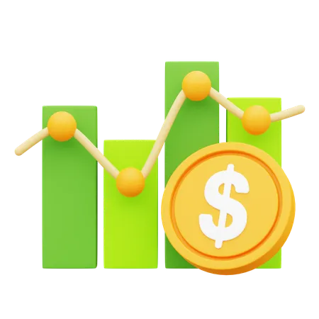 Currency Fluctuation  3D Icon