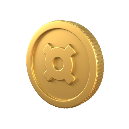 Currency Gold Coin  3D Icon