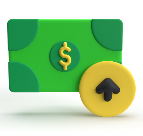 Currency Growth  3D Icon