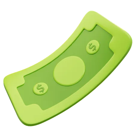 Currency note  3D Icon