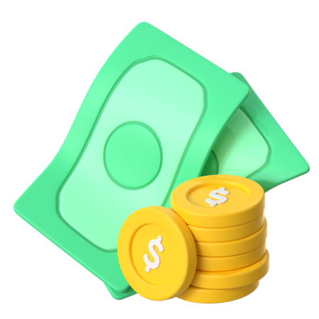 Currency Notes  3D Icon