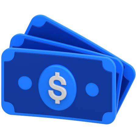 Currency notes  3D Icon