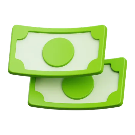 Currency notes  3D Icon