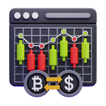 通貨取引  3D Icon