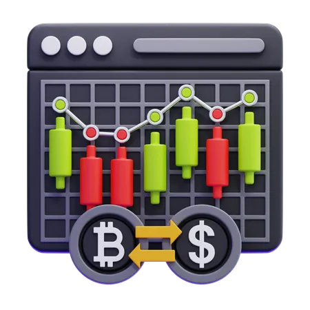 Currency Trading  3D Icon