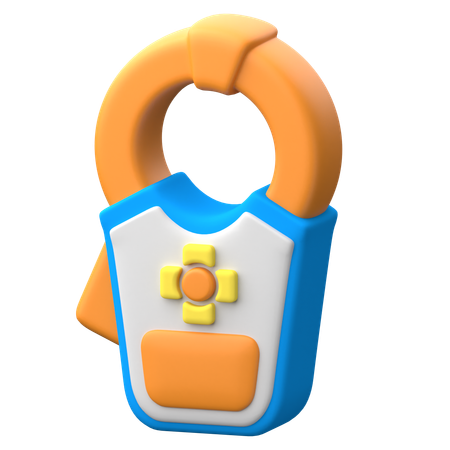 전류 클램프  3D Icon