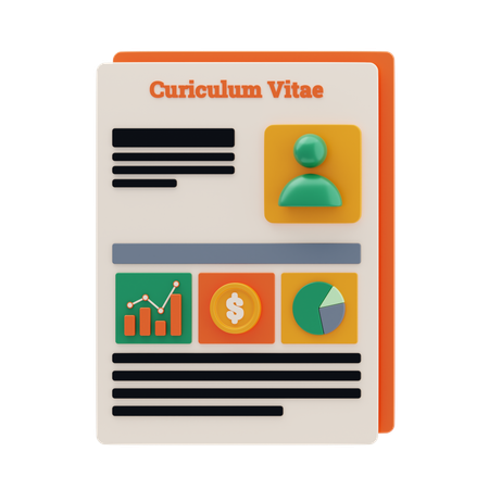 Curriculum Vitae  3D Icon
