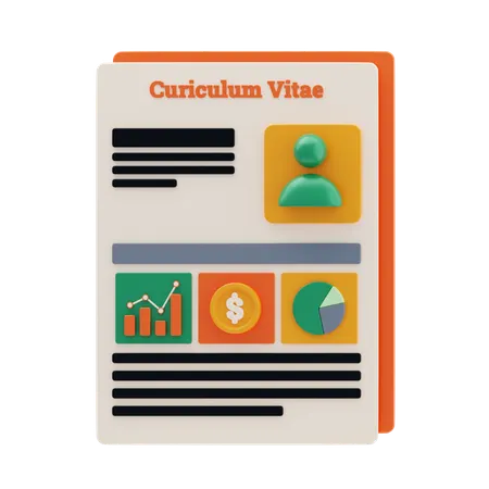 Curriculum Vitae  3D Icon