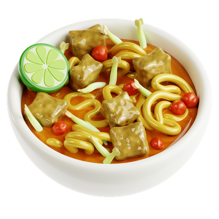 Curry laksa  3D Icon