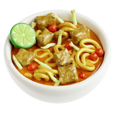 Curry laksa  3D Icon