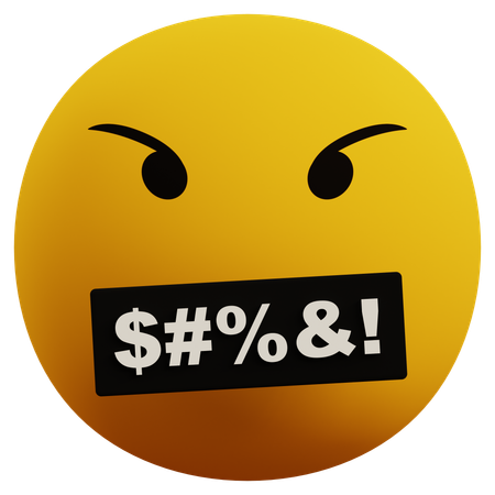 Curse Emoji  3D Icon