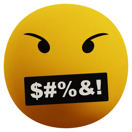 Curse Emoji  3D Icon