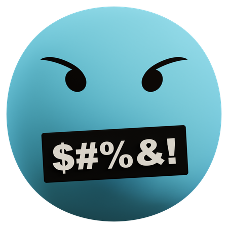 Curse Emoji  3D Icon