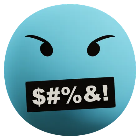 Curse Emoji  3D Icon