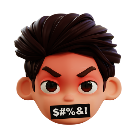 Curse Emoji  3D Icon