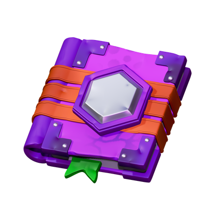 呪われた本  3D Icon