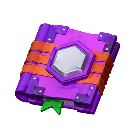 呪われた本  3D Icon