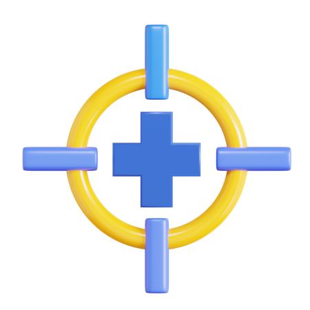 Curseur cible  3D Icon