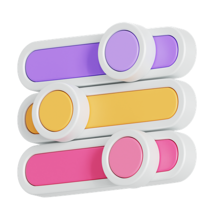 Curseur de couleur  3D Icon