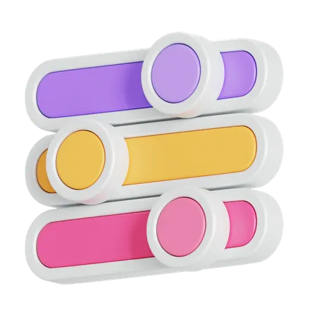 Curseur de couleur  3D Icon