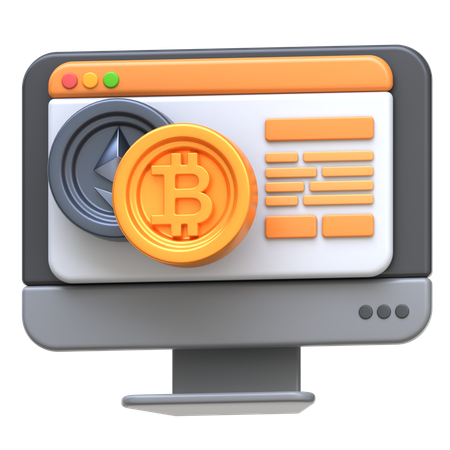 Curso on-line de criptografia  3D Icon