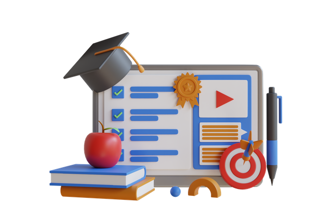 Curso por Internet  3D Icon