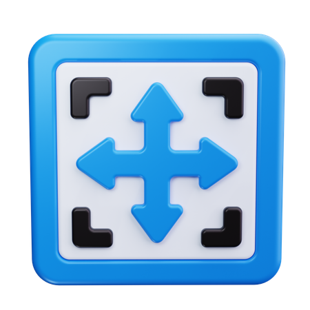 Cursor bewegen  3D Icon