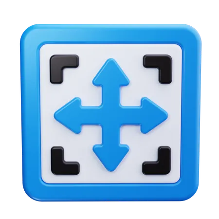 Cursor bewegen  3D Icon