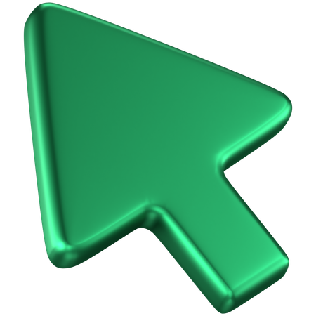 Cursor Abstract Shape  3D Icon