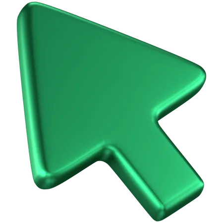 Cursor Abstract Shape  3D Icon